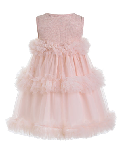 kids atelier mimi tutu Pink Norelia Ruffle Tulle Dress