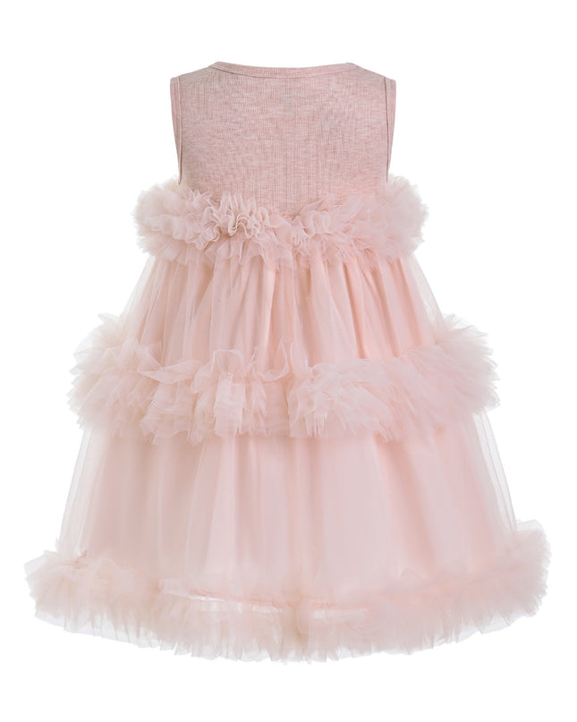 kids atelier mimi tutu Pink Norelia Ruffle Tulle Dress