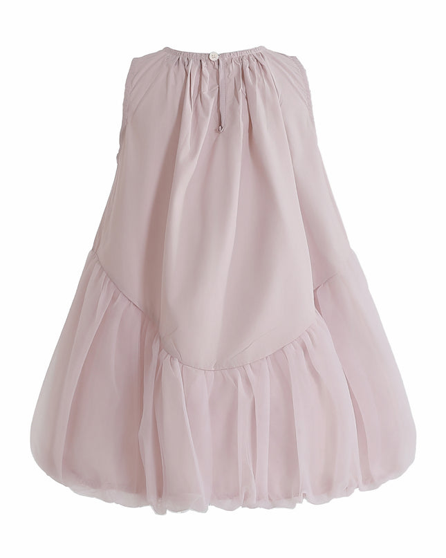 kids atelier mimi tutu Pink Marielle Layered Bow Tulle Dress