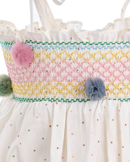 kids atelier mimi tutu Pink Pom-Pom Skirt Set