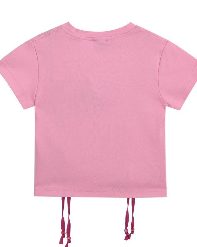 kids atelier mimi tutu Pink Tee with Star Accent