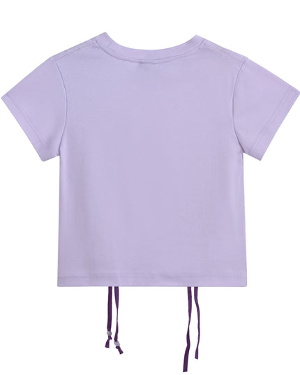 kids atelier mimi tutu Purple Tee with Star Accent