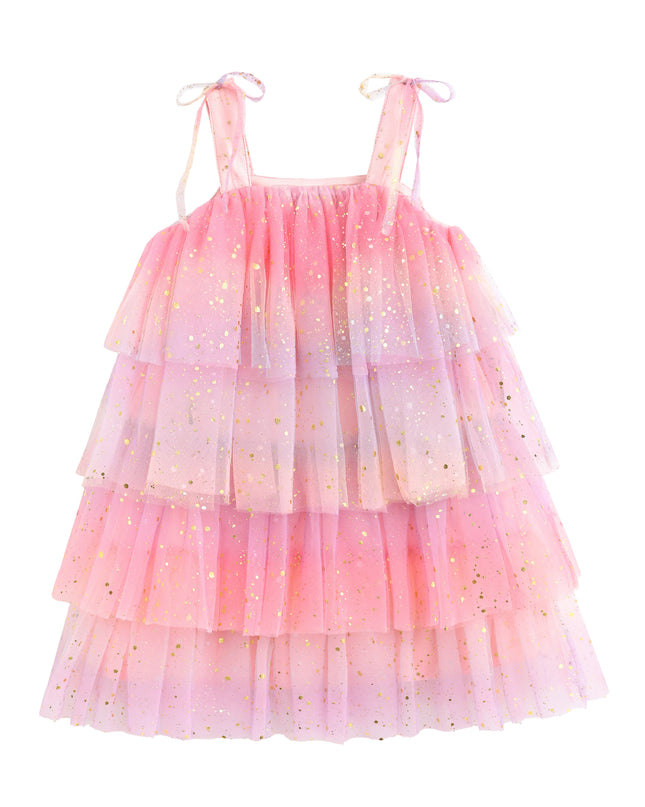 kids atelier mimi tutu Pink Lysette Glitter Tier Dress