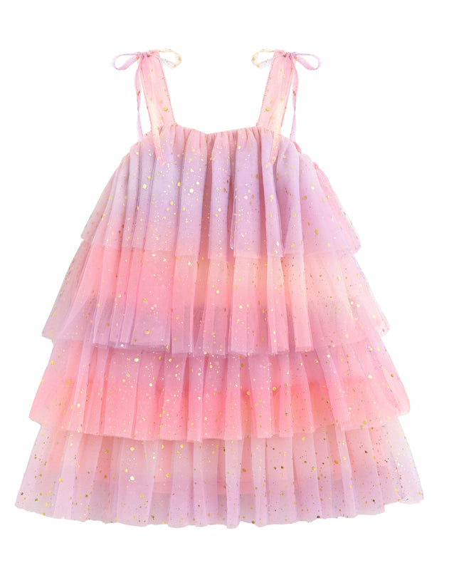 kids atelier mimi tutu Pink Lysette Glitter Tier Dress