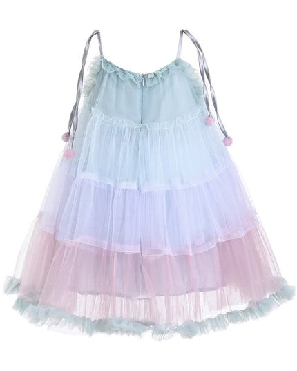 kids atelier mimi tutu Blue Virelle Gradient Tulle Dress