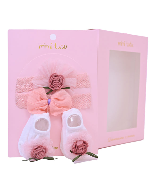 kids atelier mimi tutu Lace Headband & Sock Gift Set