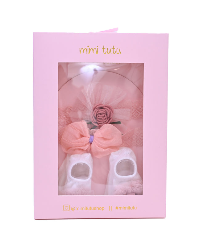 kids atelier mimi tutu Lace Headband & Sock Gift Set