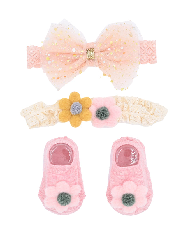 Lace Headband & Sock Gift Set