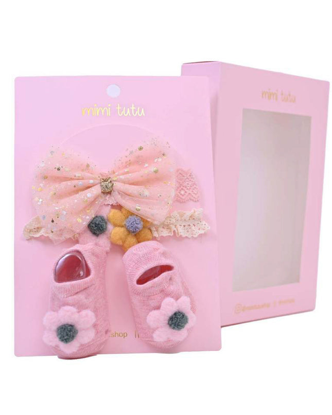 kids atelier mimi tutu Lace Headband & Sock Gift Set