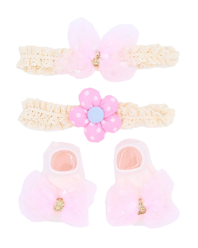Lace Headband & Sock Gift Set