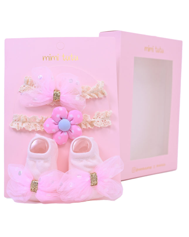 kids atelier mimi tutu Lace Headband & Sock Gift Set