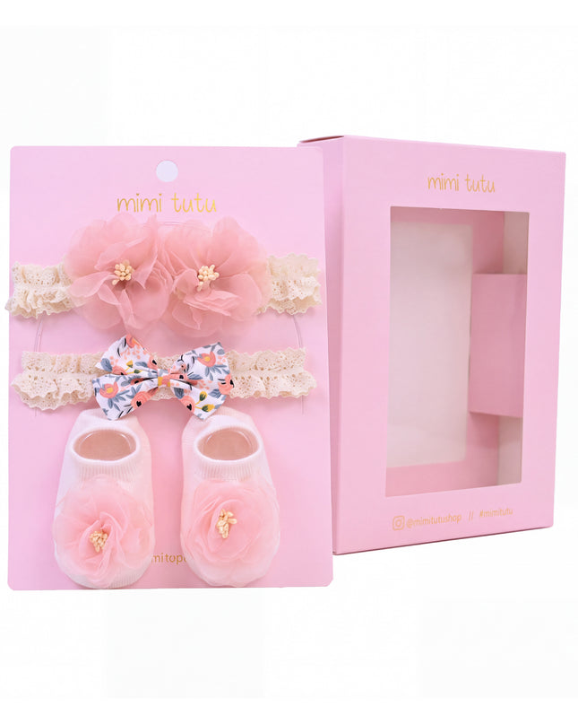 kids atelier mimi tutu Lace Headband & Sock Gift Set