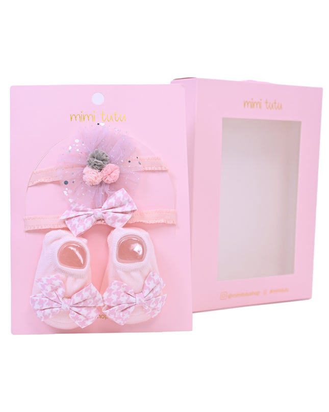 Kids atelier mimi tutu Little Blossoms Headband & Sock Gift Set