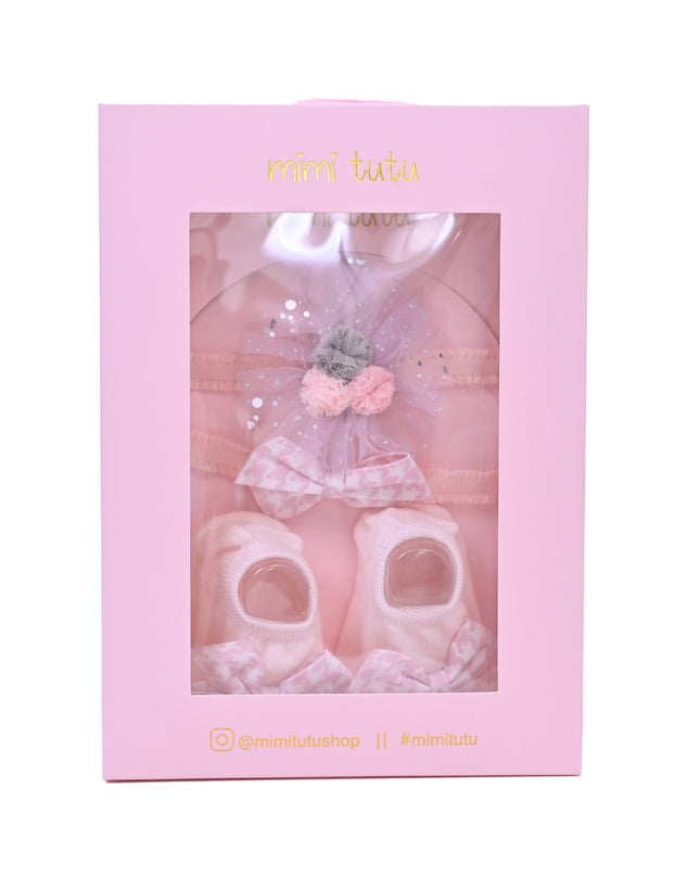 Kids atelier mimi tutu Little Blossoms Headband & Sock Gift Set
