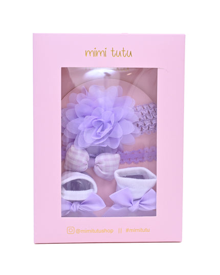 Kids atelier mimi tutu Little Blossoms Headband & Sock Gift Set