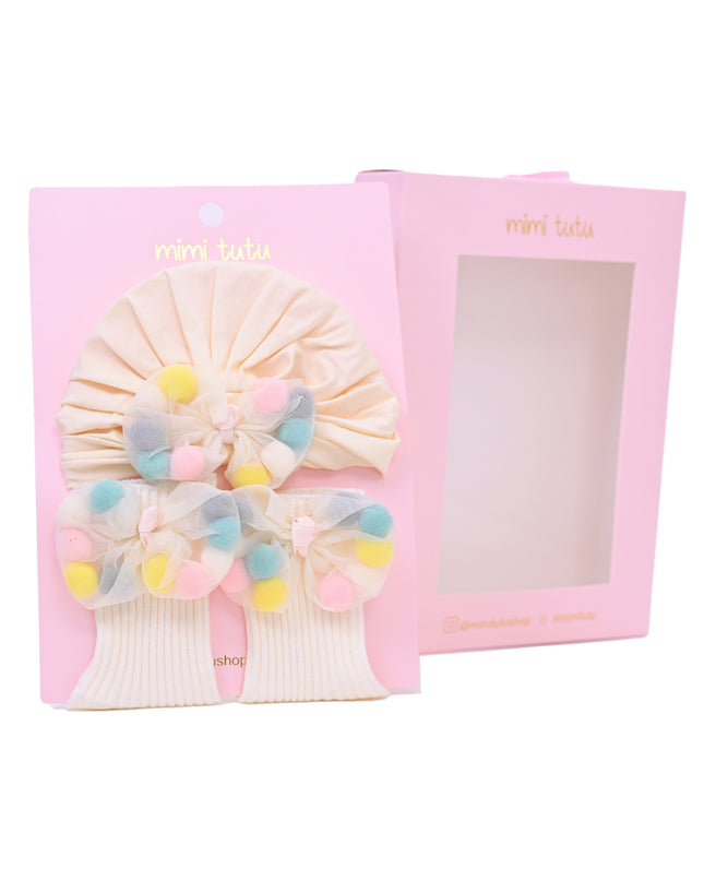mimi tutu Tiny Tots Hat & Sock Gift Set