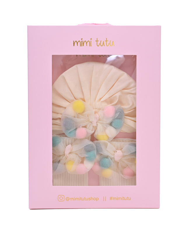 mimi tutu Tiny Tots Hat & Sock Gift Set