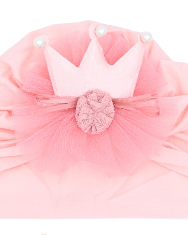 kids atelier mimi tutu Crown & Bow Baby Hat Gift Set