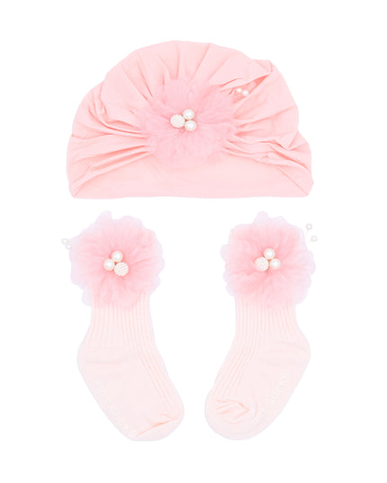 kids atelier mimi tutu Little Bloom Hat and Sock Gift Set