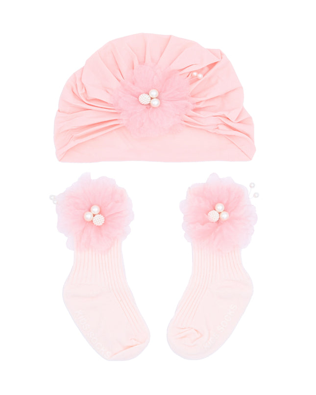 kids atelier mimi tutu Little Bloom Hat and Sock Gift Set