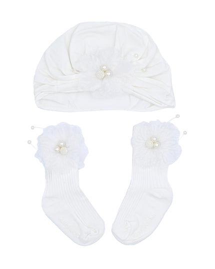 kids atelier mimi tutu Little Bloom Hat and Sock Gift Set