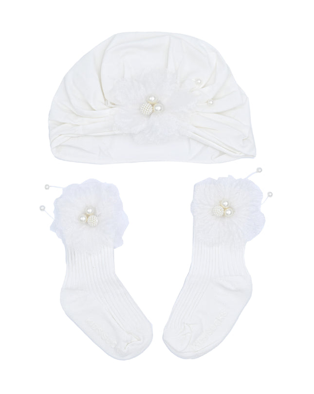 kids atelier mimi tutu Little Bloom Hat and Sock Gift Set