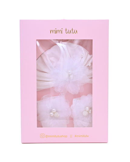 kids atelier mimi tutu Little Bloom Hat and Sock Gift Set