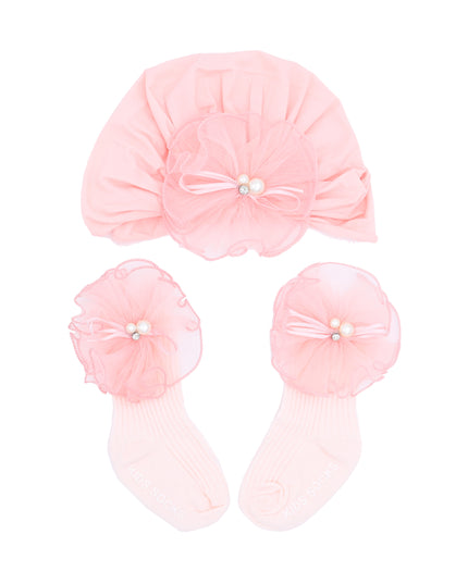 kids atelier mimi tutu Little Bloom Hat and Sock Gift Set