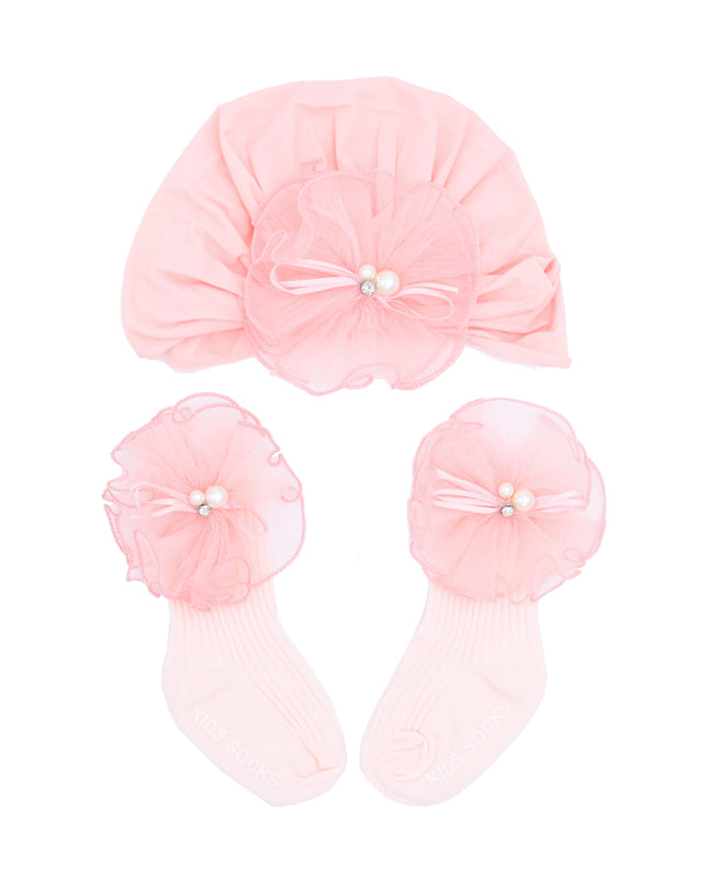kids atelier mimi tutu Little Bloom Hat and Sock Gift Set