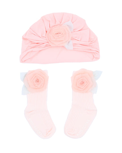 kids atelier mimi tutu Little Bloom Hat and Sock Gift Set