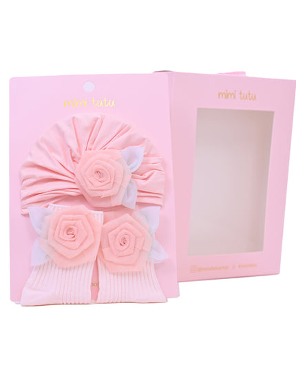 kids atelier mimi tutu Little Bloom Hat and Sock Gift Set