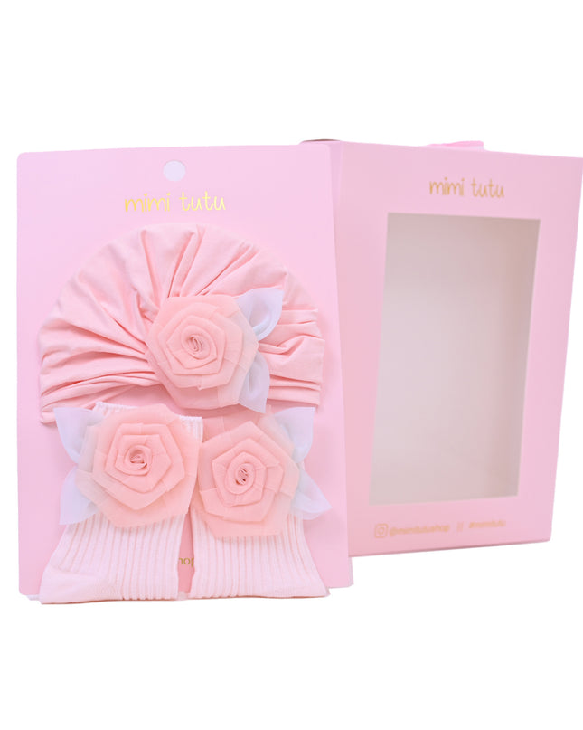 kids atelier mimi tutu Little Bloom Hat and Sock Gift Set