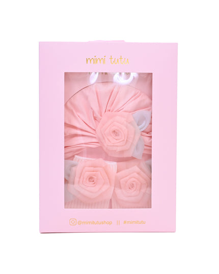 kids atelier mimi tutu Little Bloom Hat and Sock Gift Set