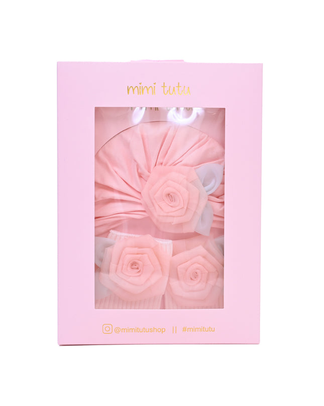 kids atelier mimi tutu Little Bloom Hat and Sock Gift Set