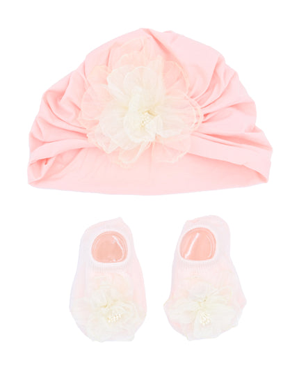 kids atelier mimi tutu Bow & Bloom Baby Hat Gift Set