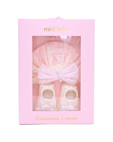 kids atelier mimi tutu Bow & Bloom Baby Hat Gift Set