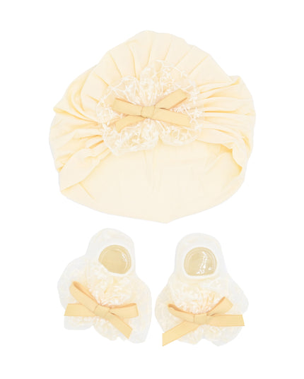 kids atelier mimi tutu Bow & Bloom Baby Hat Gift Set