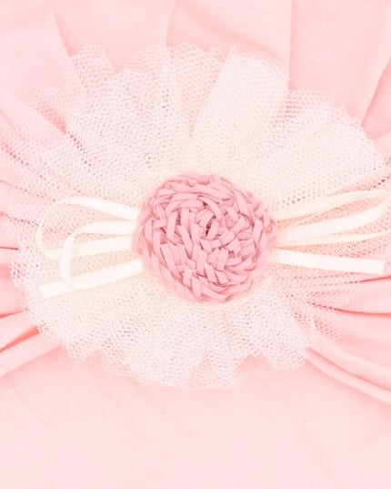 kids atelier mimi tutu Floral Turban Hat & Sock Set