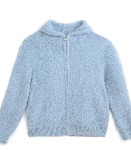 kids atelier mimi tutu Blue Bunny Ear Sweater