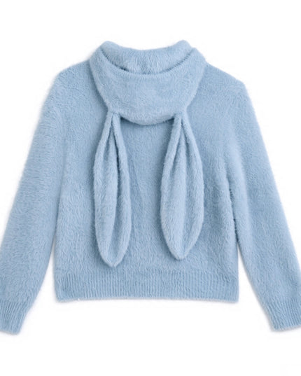 kids atelier mimi tutu Blue Bunny Ear Sweater