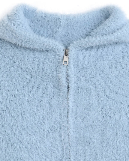 kids atelier mimi tutu Blue Bunny Ear Sweater