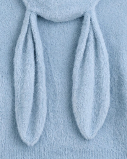 kids atelier mimi tutu Blue Bunny Ear Sweater