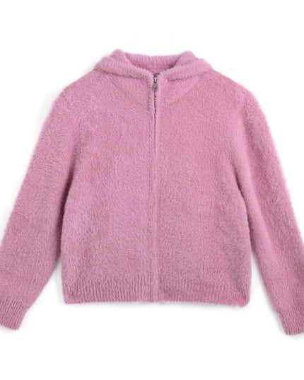 kids atelier mimi tutu Pink Bunny Ear Sweater