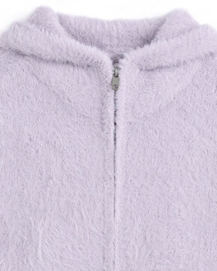 kids atelier mimi tutu Purple Bunny Ear Sweater