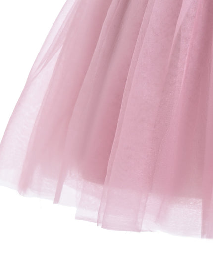 kids atelier mimi tutu Pink Romilda Sequin Tulle Dress