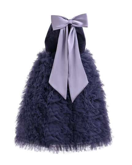 kids atelier mimi tutu Purple Millicent Sequin Tulle Dress