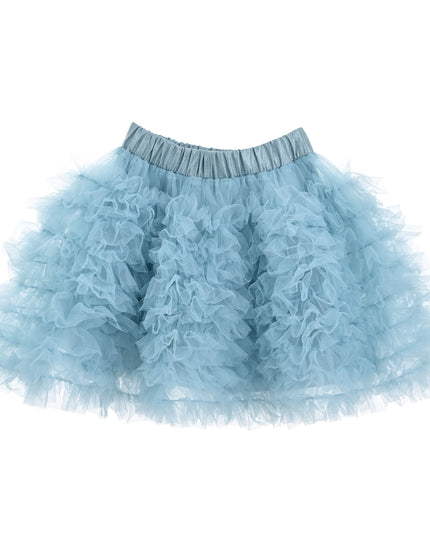kids atelier mimi tutu Blue Felicia Hooded Tulle Skirt Set