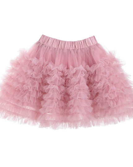 kids atelier mimi tutu Pink Felicia Hooded Tulle Skirt Set