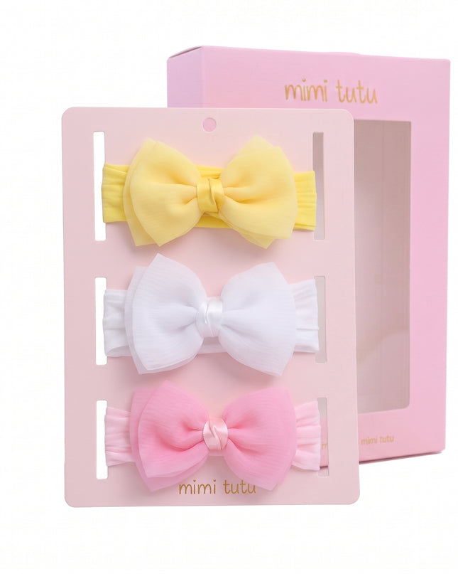 kids atelier mimi tutu Sheer Knot Bow Headband