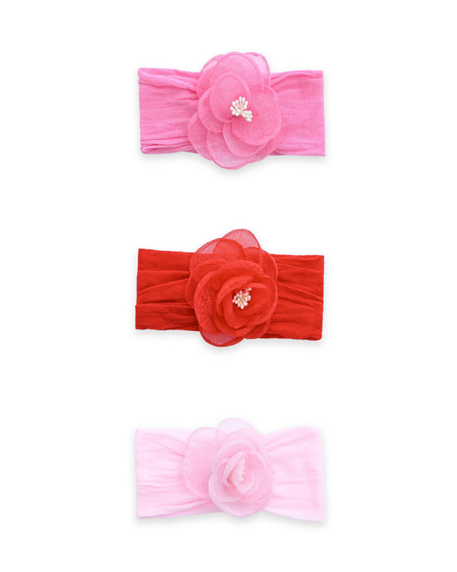 Kids atelier mimi tutu Multicolor Elastic Flower Headband Set
